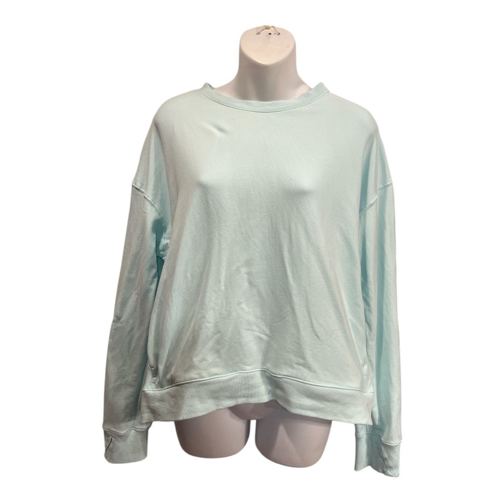 All in Motion Light Green/aqua Women's Sweatshirt. Size large